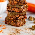 No Bake Carrot Cake Protein Bars (Vegan) Pinterest Image